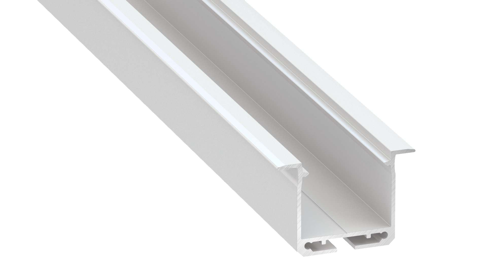 Lumines profile type inDileda lacquered white, 4,15 m